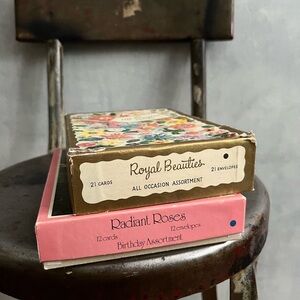 Vintage Unused Greeting Card Collection Retro